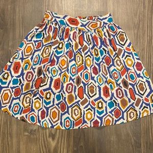 Abstract Mini Skirt